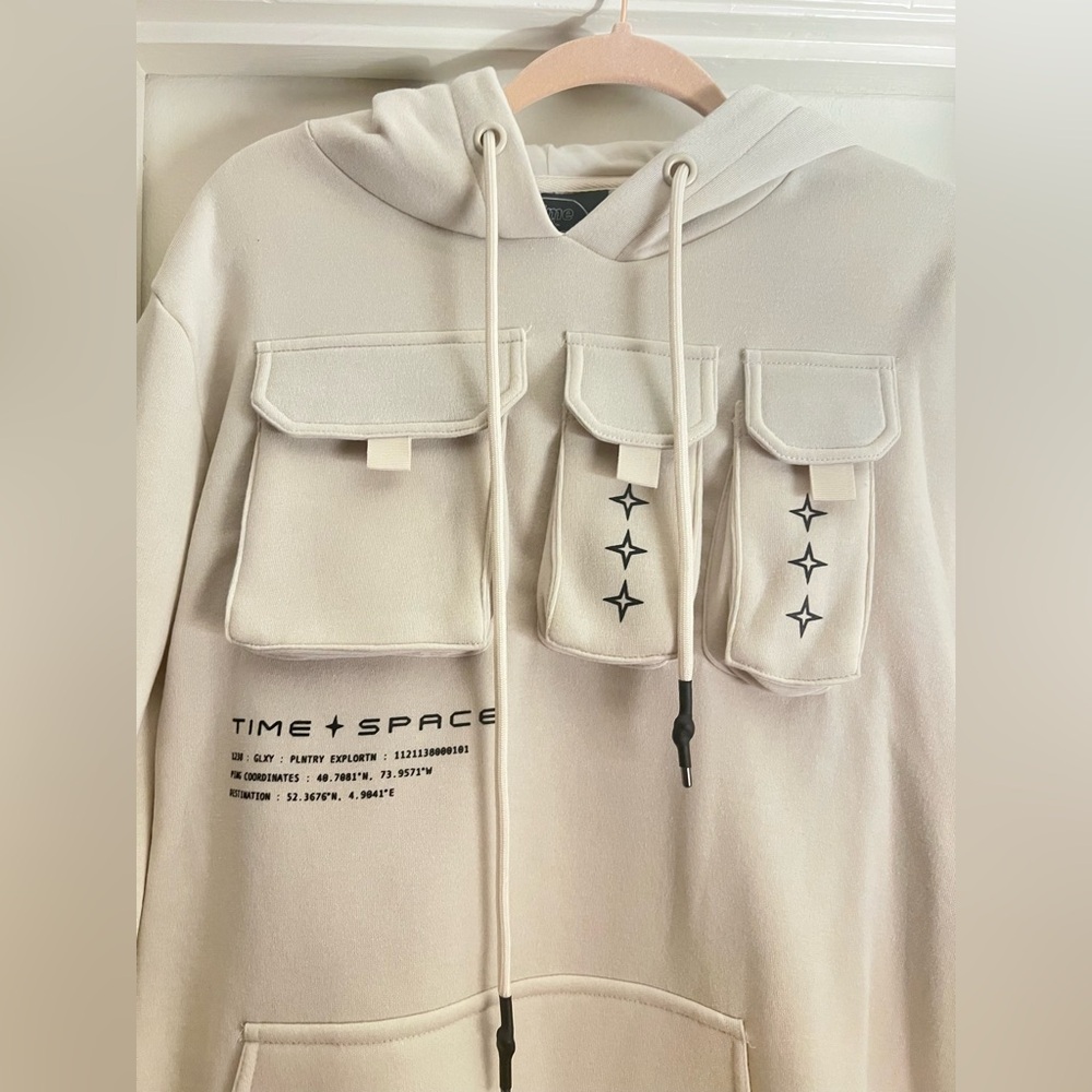 Time and Space Hoodie with Pockets - Picture 2 of 5